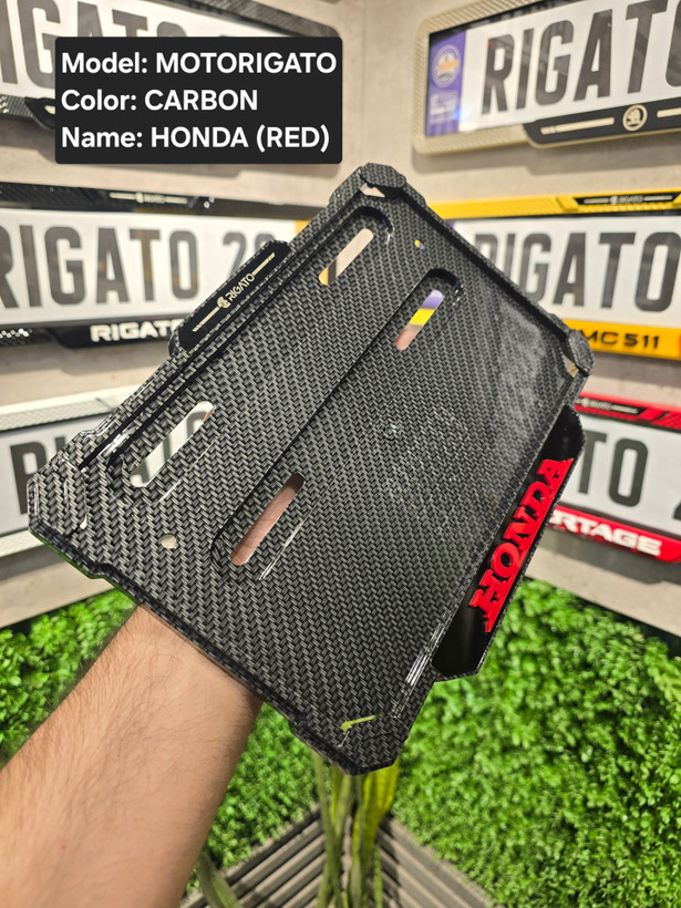 خرید قاب پلاک موتور کربن هوندا(Honda) بدون براکت - فروشگاه کارگیل