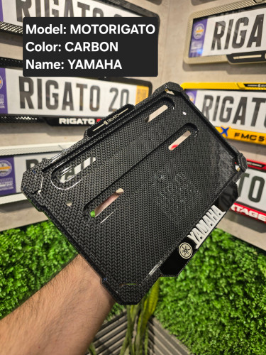 خرید قاب پلاک موتور کربن یاماها (Yamaha) بدون براکت - فروشگاه کارگیل
