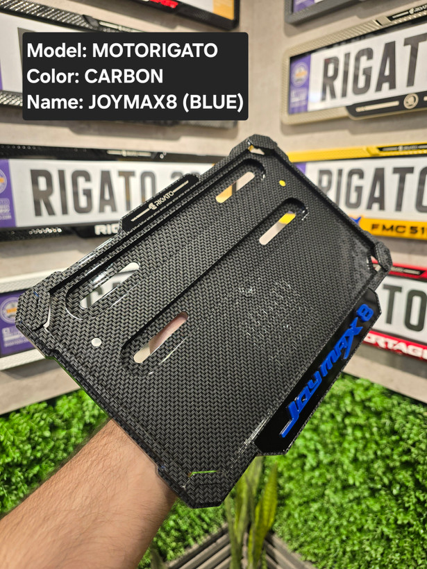 خرید قاب پلاک موتور کربن جویمکس(joymax) بدون براکت - فروشگاه کارگیل