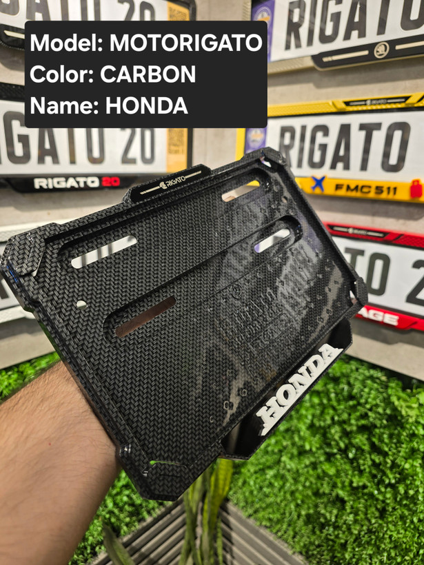خرید قاب پلاک موتور کربن هوندا(Honda) بدون براکت - فروشگاه کارگیل