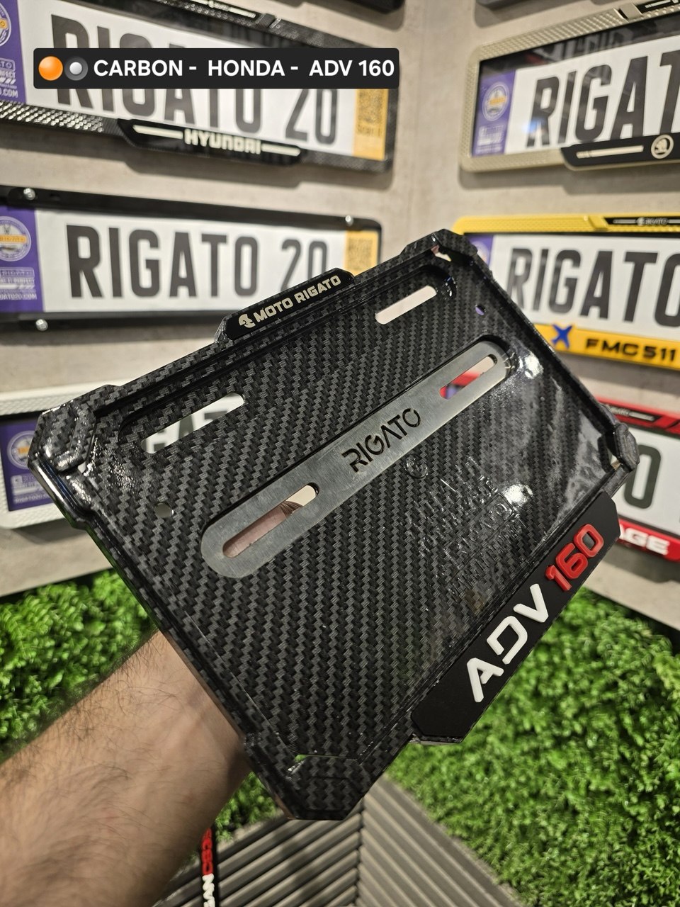 موتوکربن ضد لرزش ای‌دی‌وی با براکت (HONDA - ADV 160)